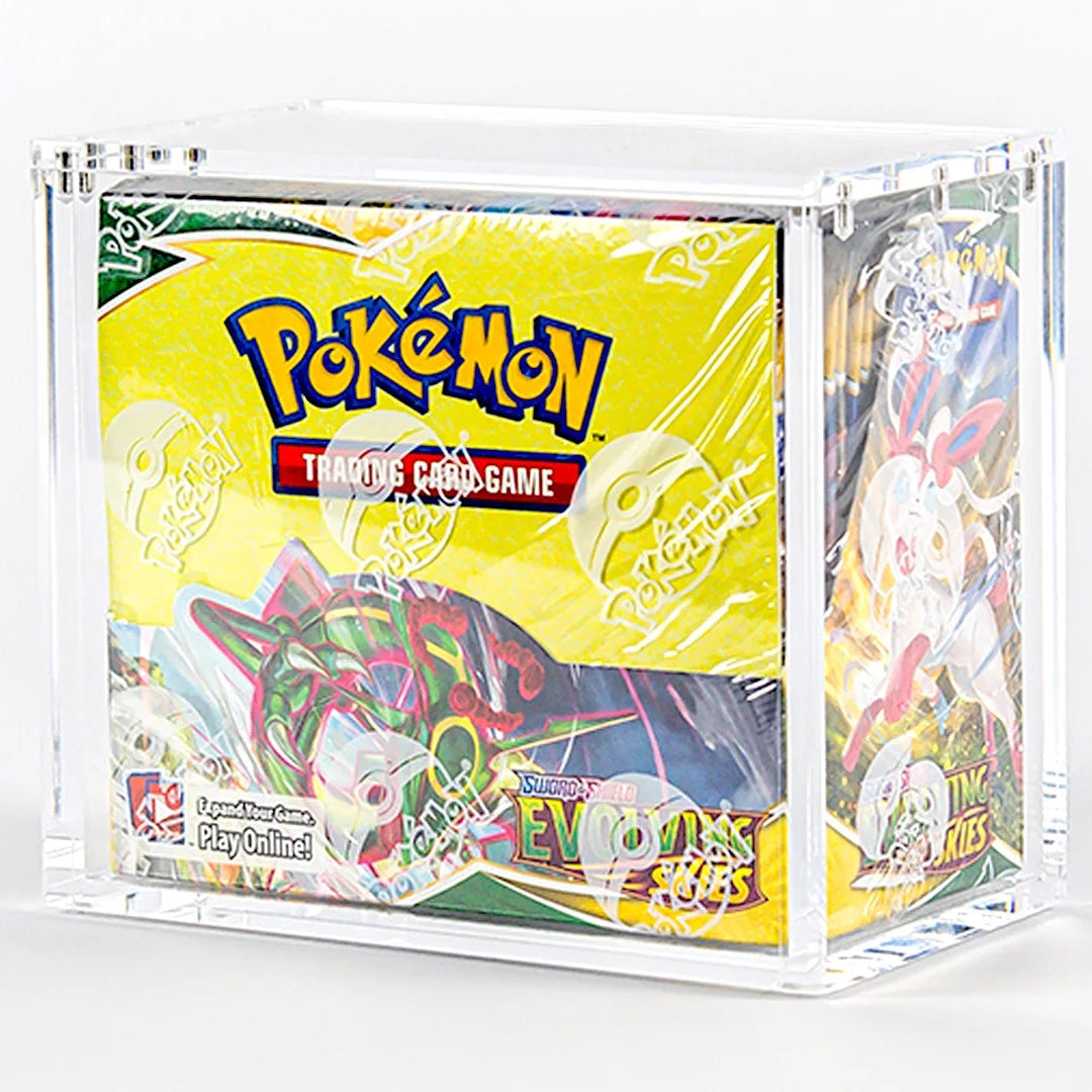 Pluto Trading Co. Acrylic Case For Pokemon Booster Box