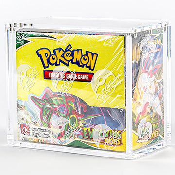 Pluto Trading Co. Acrylic Case For Pokemon Booster Box